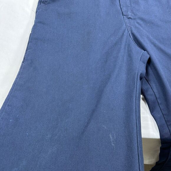 Vintage Roebucks Coverall Mens 50R Collared Snap Button Zip Pocket USA Blue - Picture 8 of 16